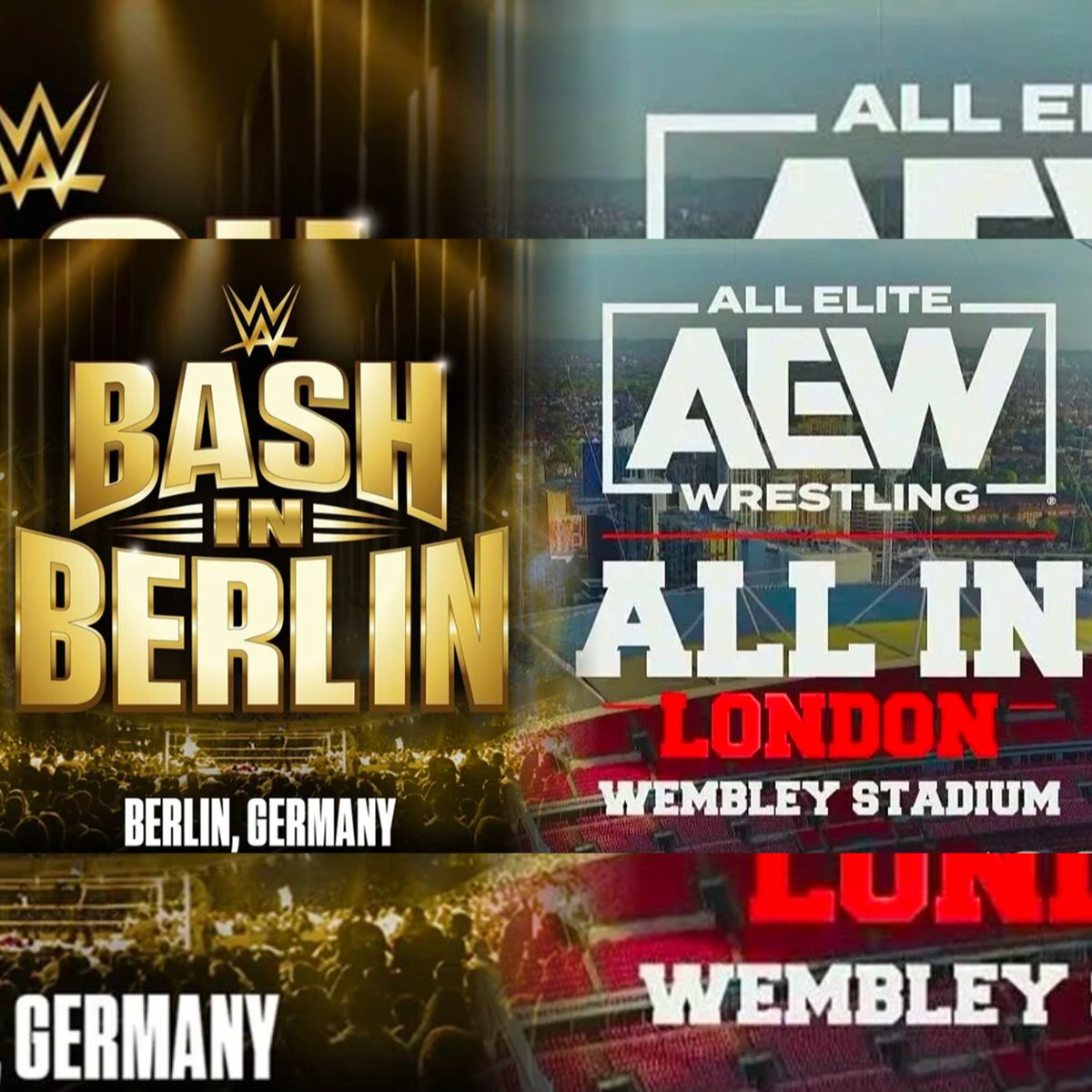 WWE's Bash at Berlin and AEW's All In put wrestling's brightest on a back-to-back world stage.