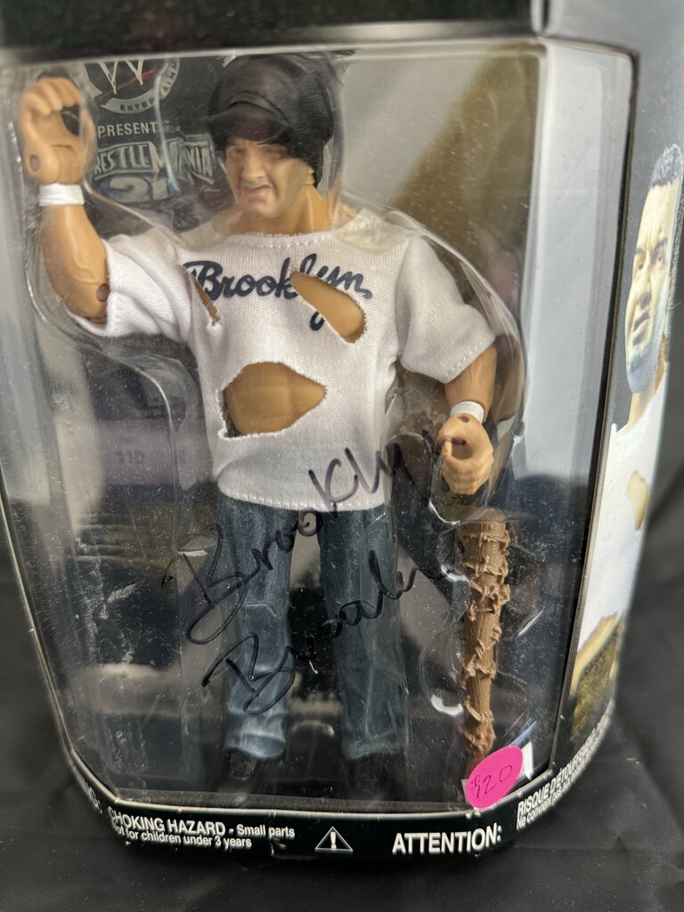 The Brooklyn Brawler - Jakks - Autographed Figure