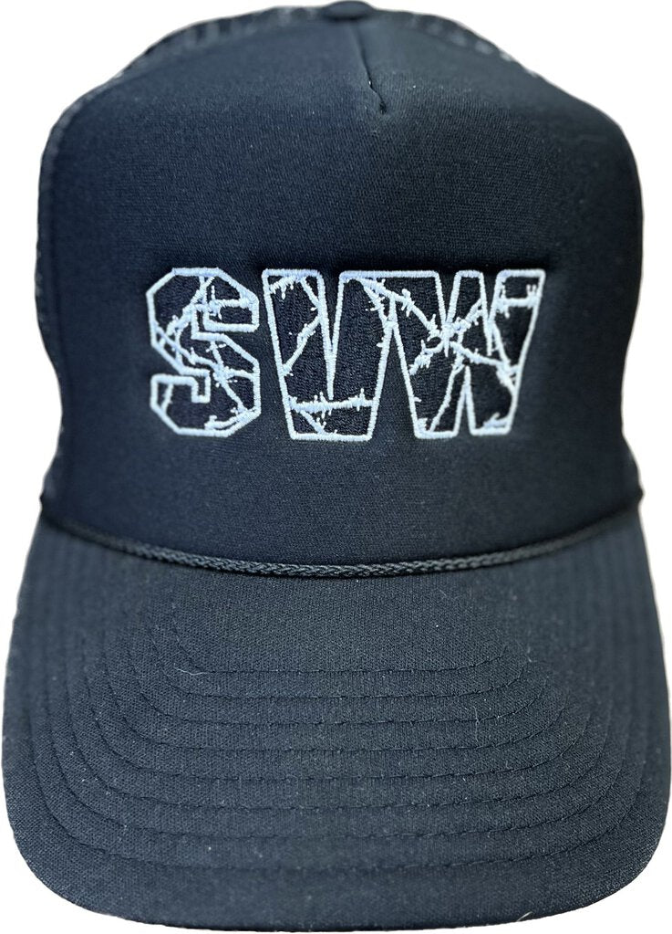 SVW ECW Logo Hat (Black On Black)